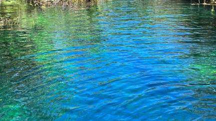 Crystalline water of the Sian Ka'an lazy river