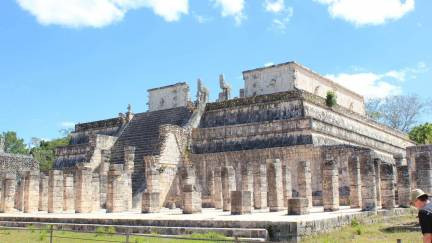 Ancient Mayan temple